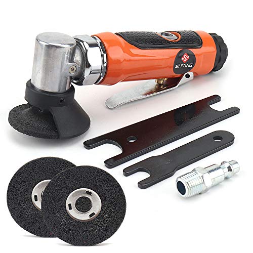 Pneumatic 2-Inch Mini Air Angle Grinder Cut Off Tool Mini Wheel Grinders With 3Pcs 2'' Grinding Wheel - WoodArtSupply