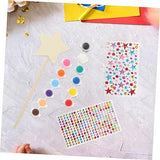 Ciieeo 1 Set Painting Materials Make Your own Fairy Wands Kids Princess Wand Kit DIY Garden Fairy Wands Fairy Wand Kit DIY Art Crafts kit Unfinished Ciieeo