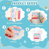 Teling 36 Pcs Iron on Decals Baby Shower Games Iron on Transfers Stickers Patches Baby Bodysuit Making Bibs Decorating Kit Funny Woodland Animal Teling