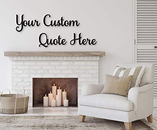 Custom Wood Word Signs, Phrase & Custom Quotes for wall decor, Do it yourself projects - WoodArtSupply