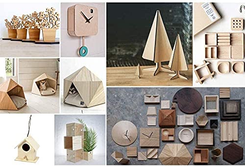 3MM 1/8" x 12" x 24" Baltic Birch Plywood – B/BB Grade (6pk) Perfect for Arts and Crafts, School Projects and DIY Projects, Drawing, Painting, Wood Anderson Plywood