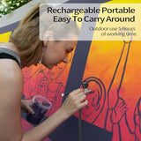 Airbrush Kit Multi-Function 40PSI Airbrush Set with Compressor for Painting Air Brush Set for Cake Decoration Makeup Art Craft Nail Design Airbrush crpen