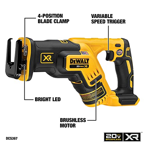 DEWALT 20V MAX* XR Cordless Drill Combo Kit, Brushless, 5.0-Ah, 2-Tool (DCK294P2) DEWALT