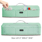 AMOIGEE Padded Dust Cover Compatible with Cricut Maker, Cricut Maker 3, Explore Air 2, Cricut Explore 3 Machine, with Pockets for Cricut Accessories, AMOIGEE