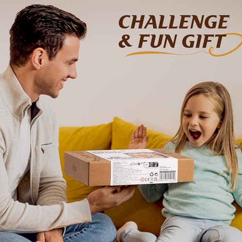 ROBOTIME Wooden Music Box 3D Puzzles for Adults DIY Model Kits to Build Book Nook Hobby Personalized Crafts Gift Home Decoration (Sunset Carnival) ROBOTIME