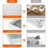 WALMANN Metal Pegboard Panels for Wall Garage Tools Pegboard Storage System for Garage, Workbench, Shed Modular Peg Board Organizer Board(Pack of 2, WALMANN