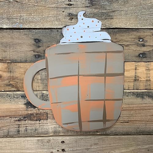 Hot Cocoa Mug, Craft Unfinished Wood Shape, Wood Cutout, Build-A-Cross Build-A-Cross