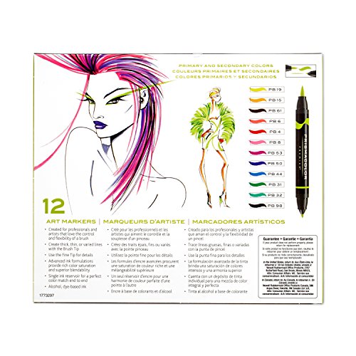  Prismacolor 97 Premier Double-Ended Art Markers, Fine