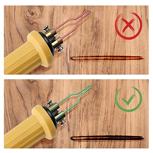 Toolly Wood Burning Kit, Wood Burning Tool, Temperature Adjustable Pyrography Machine, Upgraded 60W Digital Wood Burner Tool with 30PCS Wire Tips for Adults and Beginners