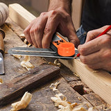 Digital Angle Finder Protractor 0-360 Degree T-Bevel Gauge & Protractor with Horizontal Vertical Bubble & Full LCD Display for Woodworking, Rainyb