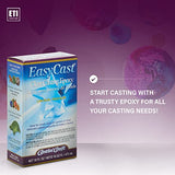 Environmental Technology EasyCast Crystal Clear Casting Epoxy Mix (2-Part Kit) For Coating of Small Arts & Crafts, Wood, Jewelry Making | Low Odor & ETI