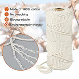 LECZIVOEN Macrame Kit, All in Macrame Supplies 109Yards x 3mm Macrame Cord,DIY Macrame Kit for Adults Beginners, Macrame Beads with Wooden Rings and LECZIVOEN