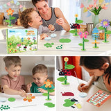 Coola Spring Craft Kit for Kids - Art and Craft DIY Early Educational Toys Suitable for Girls & Boys Pack 6 Include 2Flowers Snail Birdie Butterfly Coola