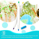 YR Dual Sided Neon Pens For Light Up LED Board, Neon Markers Applicable For Draw, Sketch, Create, Doodle, Art, Write, Learning Tablet, 12 Packs YR