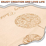 AIKS Basswood Sheets 8.8 x 8.8 x 1/16 Inch Unfinished Balsa Wood Sheets for Cricut Maker, Laser Cutting, Wood Burning, Architectural Models, AIKS