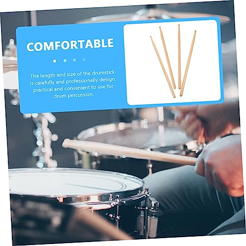 SUPVOX 1 Pair 5a drum stick drum sticks percussion instrument kids musical instruments marimba instrument wood bells sticks Music Drumstick Stage - WoodArtSupply