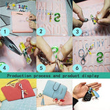 Alphabet Resin Silicone Casting Molds Kits DIY Molds Set with Letter Number Resin Molds, Tools, Metal Accessories and Dried Pressed Flowers for DIY ZYNA