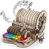 nicknack 3D Wooden Puzzles Model Kits for Adults Piano Mechanical Music Box Model Wooden Xylophone Toy nicknack