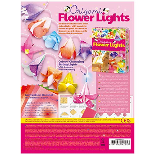 4M Kidzmaker Origami Flower Lights Kit 4M