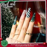 LEOBRO Holographic White Chunky Glitter, 150G/5.29OZ White Glitter, Glitter, Craft Glitter for Resin, Iridescent Chunky Glitter for Crafts Tumblers LEOBRO