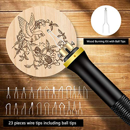 Wood Burning Kit,Wood Burning Tool,Wood Burner Tool,Wood Burning Tips,Pyrography Kit, wood burning kit for beginners,wood burning kit for