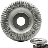 Winbyoan Wood Carving Disc Grinder Shaping Disc 7/8 Inch Bore Wood Tungsten Carbide Grinding Wheel Carving Abrasive Disc for Sanding Carving Shaping Winbyoan