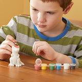 Melissa & Doug Created by Me! Dinosaur Figurines Craft Kit (2 Resin Dinosaurs, 6 Paints, Paintbrush) Melissa & Doug