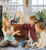 Puzzled 3D Puzzle Alligator Wood Craft Construction Model Kit, Fun, Unique & Educational DIY Wooden Toy Assemble Model Unfinished Crafting Hobby Puzzled