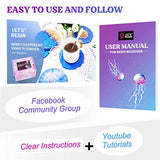 LET'S RESIN Epoxy Resin,Resin Coaster Molds Kit,16oz Resin Starter Kit for Beginners,Include Epoxy Resin,Coaster Molds, and Mica Powder for Resin LET'S RESIN