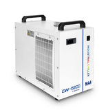 US Stock S&A CW-5200DH Industrial Water Chiller AC 1P 110V 60Hz 0.93HP 6L for 60W-150W CO2 Laser Engraving & Cutting Machines POVOKICI