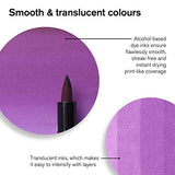 Winsor & Newton ProMarker Brush Set, 6 Count, Mid Tones Winsor & Newton