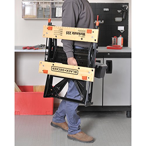 BLACK+DECKER WM225 Workmate 225 450 Pound Capacity Portable Work Bench BLACK+DECKER