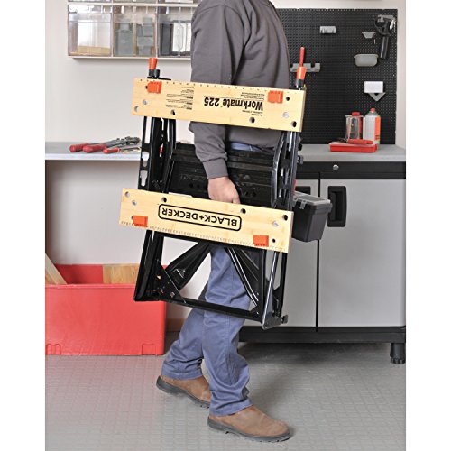 BLACK+DECKER WM225 Workmate 225 450 Pound Capacity Portable Work Bench - WoodArtSupply