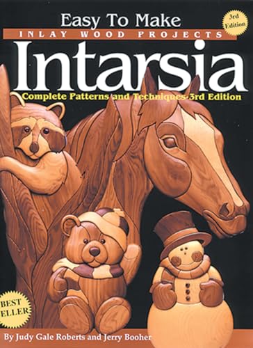 Easy To Make Inlay Wood Projects Intarsia: Complete Patterns & Techniques - 3rd Edition (Fox Chapel Publishing) - WoodArtSupply