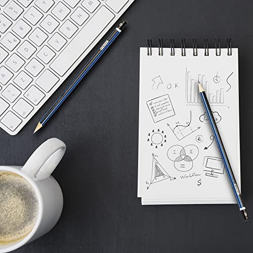 BAZIC Drawing Sketching Pencil Set, 6B 5B 4B 3B 2B B HB F H 2H 4H 6H, Professional Graphite Sketch Kit Pencils for Adults Artists (12/Pack), 1-Pack BAZIC Products