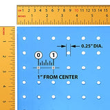 Azar Displays 900988-BLU 48" x 24" Pegboard Organizer Kit, Blue Azar Displays