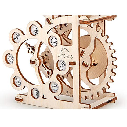 UGEARS Dynamometer - Mechanical Model Construction Kit 3D Wooden Puzzle for Self-Assembly Without Glue - Brainteaser for Kids, Teens and Adults