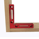 90 Degree 4.7" x 4.7" Positioning Squares (Pack of 2 Pieces), Aluminium Alloy Corner Clamping Square, Right Angle Clamps Woodworking Carpenter Tool Beikalone