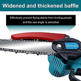 Mini Chainsaw 6 Inch for Makita 18V LXT (No Battery), Brushless Portable Electric Chain Saw Tool Cordless for Makita BL1850, Small Handheld Chainsaw QSDXNYDC