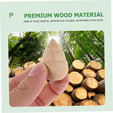 Ciieeo 10pcs Small Bamboo Shoots Flowerpot Ornament Wood Peg Doll Wood Doll Bodies Peg Doll Craft Christmas Stocking Stuffer DIY Craft Tree Ciieeo