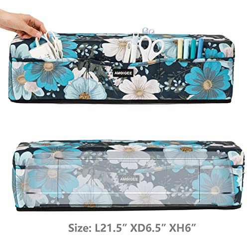 Dust Cover for Cricut Explore Air 2, Cricut Maker,Cricut Explore 3,Cricut Maker, Maker Cover With Pockets for Cricut Accessories and Supplies - WoodArtSupply