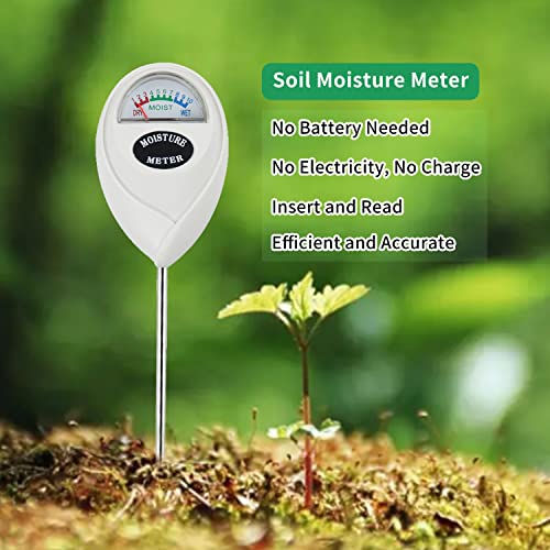 Censinda Soil Moisture Meter, Soil Moisture Monitor for House Plants, Soil Hygrometer Moisture Sensor for Indoor & Outdoor, Garden, Farm, Lawn Plant Censinda
