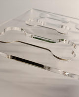 Paw Print Template,Dog Bone&Paw Inlay Acrylic Router Template,Clear Acrylic Template,Acrylic Router Template (7.75x7.75") Yuxuanish