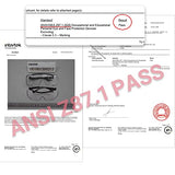 MORELKE Safety Glasses Fit Over Eyeglasses, Anti-Fog & Scratch Resistant Lenses,ANSI Z87 Certified,Eye Protection for Lab,Woodworking (red/black) MORELKE