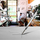 Tungsten Carbide Tip Scriber Marking Engraving Pen for Stainless Steel, Ceramics and Glass Carving (Silver) DUMEALAGR