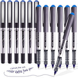 EYEYE Blue Fine Tip Pen, Bullet Tip Liquid Ink Rollerball Pens, 0.7mm Pens Fine point， Free Ink Roller Fine Tip Pens, Blue Ink Liquid Rollering Pens, EYEYE