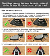 Oscillating Tool Detail Sanding Pads Kit, 2Pcs Triangle Sanding Pads and 2Pcs Finger Sanding Pad, 50Pcs Sandpaper, for Wood/Plaster Other Surfaces gulrear