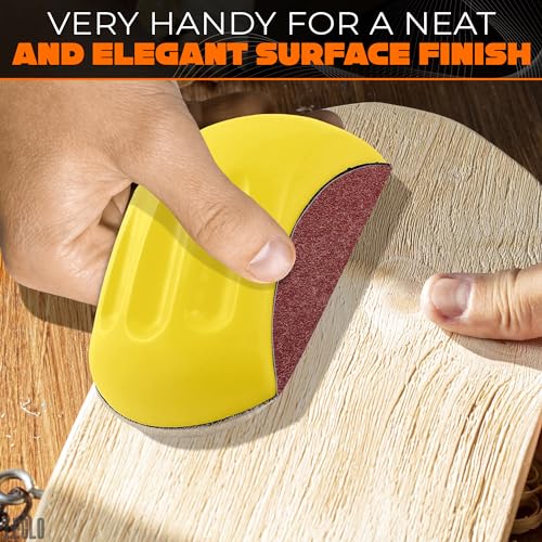 Hand Sanding Blocks Auto Body - Mouse Sandpaper Woodworking Hand Tools - Hook and Loop Hand Sanding Pad Block Furniture Sander Hand Tool - Automotive LEGLO