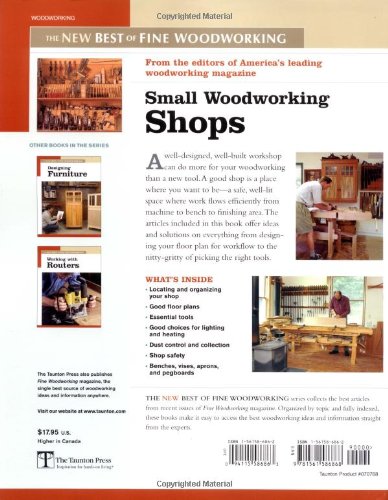 Small Woodworking Shops (New Best of Fine Woodworking) - WoodArtSupply