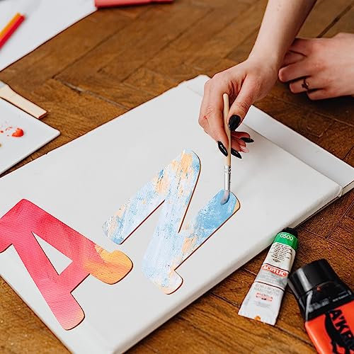 Wooden Letters 8 Inch Wood Letter P Cutouts Unfinished Wooden Alphabet Letters for Wall Decor Crafts DIY Painting Birthday Party Nursery Holiday - WoodArtSupply